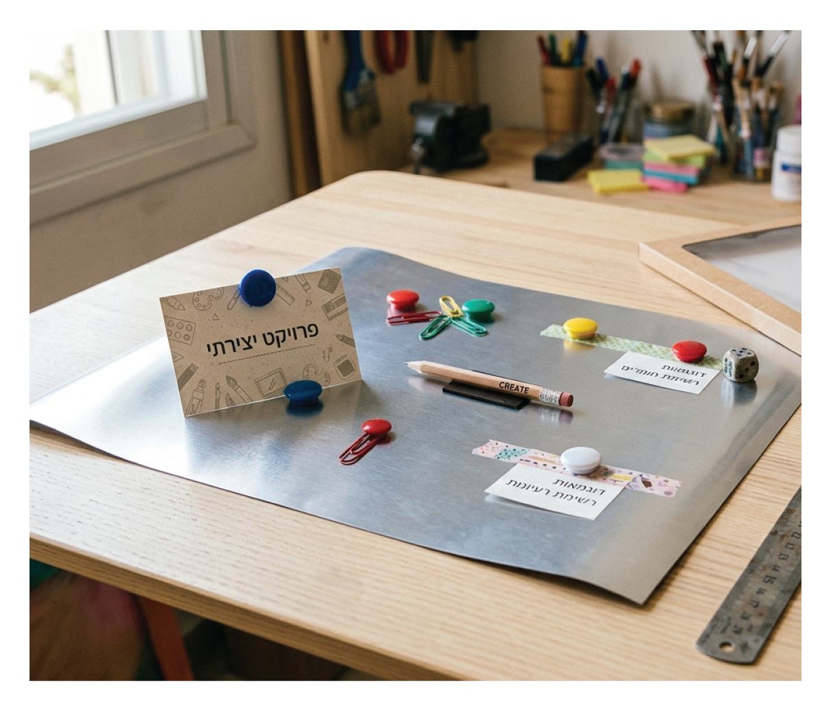 נייר מתכתי מתמגנט